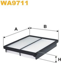 Wix Filters Φίλτρο Αέρα - WA9711