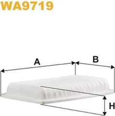 Wix Filters Φίλτρο Αέρα - WA9719