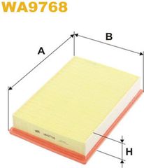 Wix Filters Φίλτρο Αέρα - WA9768