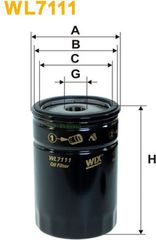 Wix Filters Φίλτρο Λαδιού - WL7111