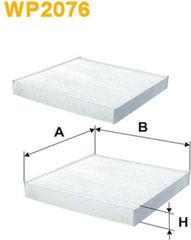 Wix Filters Φίλτρο, Αέρας Εσωτερικού Χώρου - WP2076