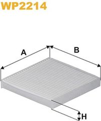 Wix Filters Φίλτρο, Αέρας Εσωτερικού Χώρου - WP2214