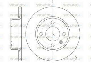 Woking Δισκόπλακα - D6425.00