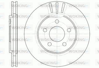 Woking Δισκόπλακα - D6947.10