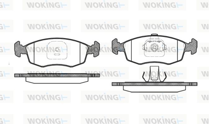 Woking Σετ τακάκια, Δισκόφρενα - P0723.10