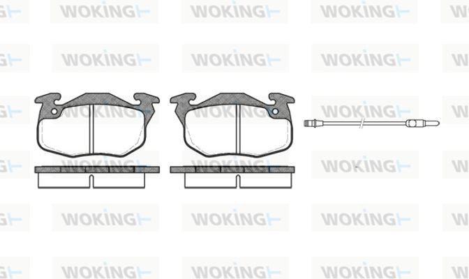 Woking Σετ τακάκια, Δισκόφρενα - P0923.12