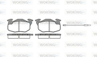 Woking Σετ τακάκια, Δισκόφρενα - P0923.12