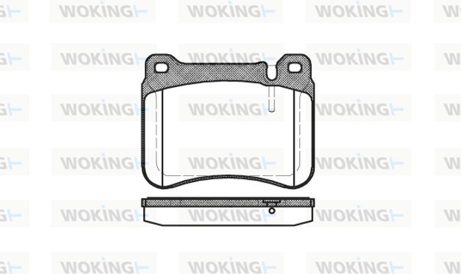 Woking Σετ τακάκια, Δισκόφρενα - P10933.00