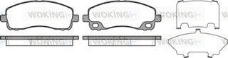 Woking Σετ τακάκια, Δισκόφρενα - P12383.00