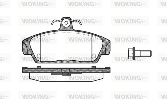 Woking Σετ τακάκια, Δισκόφρενα - P2363.00