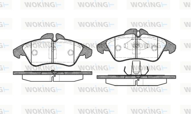 Woking Σετ τακάκια, Δισκόφρενα - P4783.00