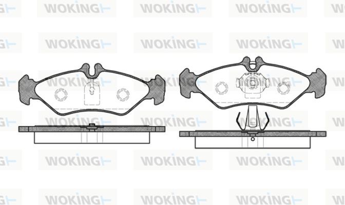 Woking Σετ τακάκια, Δισκόφρενα - P4793.00