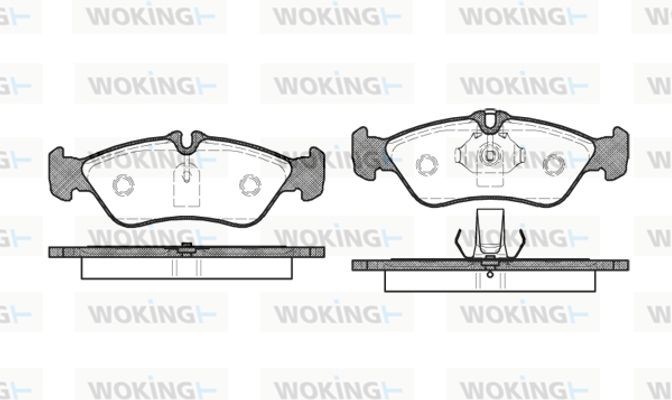 Woking Σετ τακάκια, Δισκόφρενα - P4803.00