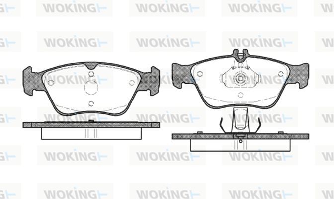 Woking Σετ τακάκια, Δισκόφρενα - P4863.00
