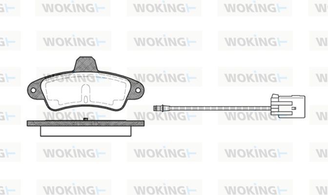Woking Σετ τακάκια, Δισκόφρενα - P5333.02