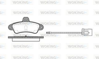 Woking Σετ τακάκια, Δισκόφρενα - P5333.02