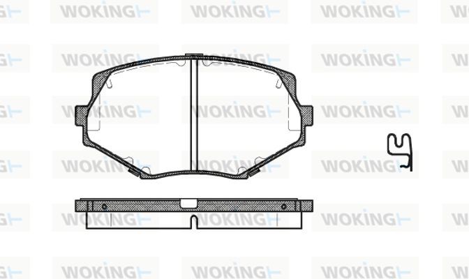 Woking Σετ τακάκια, Δισκόφρενα - P5783.02
