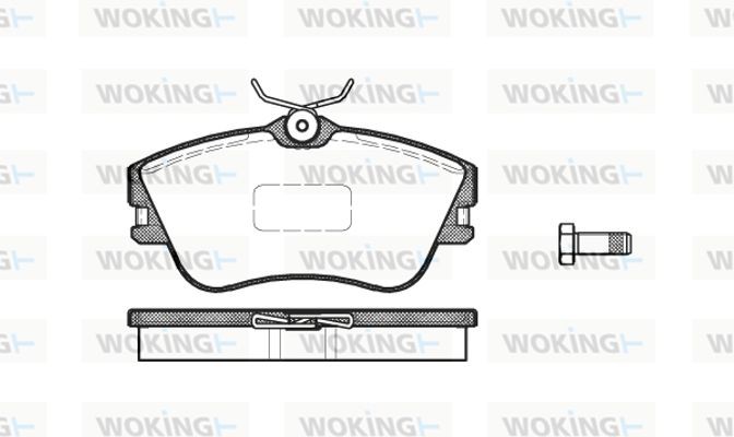 Woking Σετ τακάκια, Δισκόφρενα - P5803.00