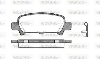 Woking Σετ τακάκια, Δισκόφρενα - P6293.02