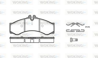 Woking Σετ τακάκια, Δισκόφρενα - P7143.00