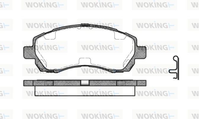 Woking Σετ τακάκια, Δισκόφρενα - P7473.02
