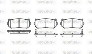 Woking Σετ τακάκια, Δισκόφρενα - P7493.02
