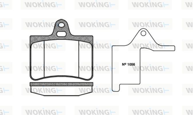 Woking Σετ τακάκια, Δισκόφρενα - P9303.00