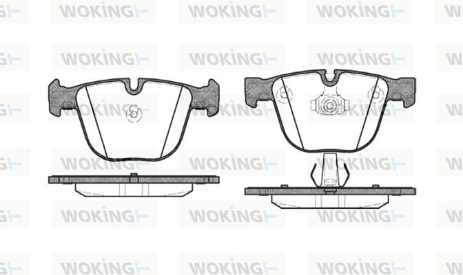 Woking Σετ τακάκια, Δισκόφρενα - P9923.00