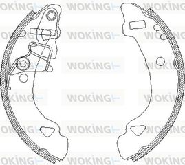 Woking Σετ Σιαγόνων Φρένων - Z4303.00