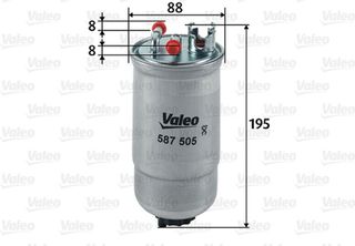 Valeo Φίλτρο Καυσίμου - 587505
