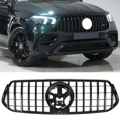 Μάσκα Για Mercedes-Benz GLE-Class W167/C167/V167 19+ Gt Amg Panamericana Look Μαύρο 1 Τεμάχιο