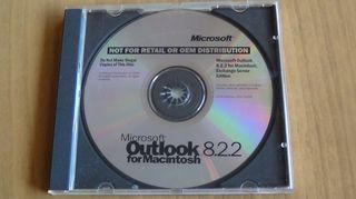 Αυθεντικό CD Microsoft Outlook 8.2.2 for macintosh (συλλεκτικό)