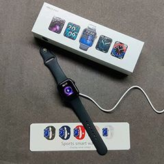 Έξυπνο ρολόι με Bluetooth μαύρο HW22 PRO-thumb-5