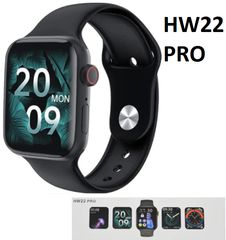 Έξυπνο ρολόι με Bluetooth μαύρο HW22 PRO