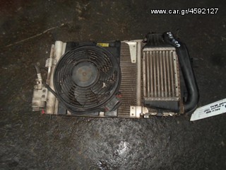 ΨΥΓΕΙΑ ΝΕΡΟΥ / ΚΛΙΜΑΤΙΣΤΙΚΟΥ A/C / INTERCOOLER ΜΕ ΒΕΝΤΙΛΑΤΕΡ X2 OPEL ZAFIRA A DIESEL (ΑΥΤΟΜΑΤΟ ΣΑΣΜΑΝ) , MOD 1999-2004