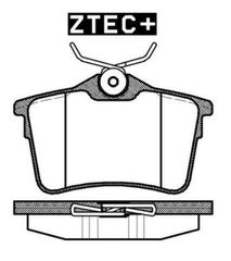 ZTEC+ Τακάκια φρένων PEUGEOT Partner II Van - 308 I SW (4E, 4H) - CITROEN Berlingo / Berlingo First I (MF, GJK, GFK) - Berlingo II Van (B9) - Berlingo (K9)