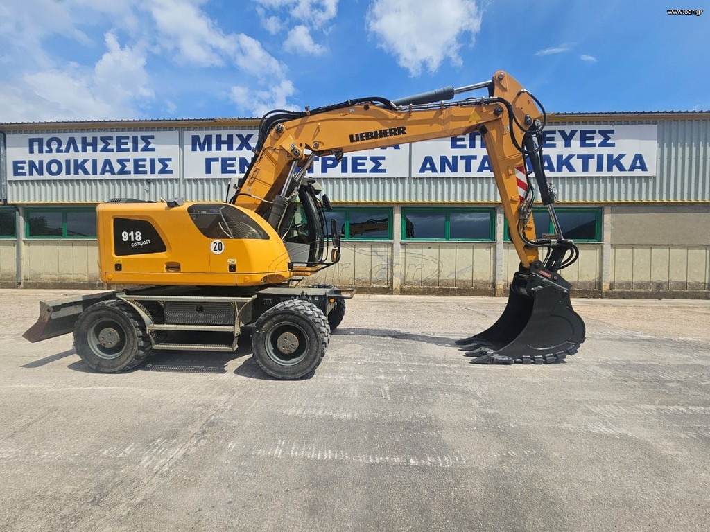 Εκσκαφέας Με Λάστιχα Liebherr 2017 A918 Compact