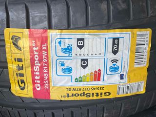 235-45-17    GTRADIAL    DOT 21  NEW