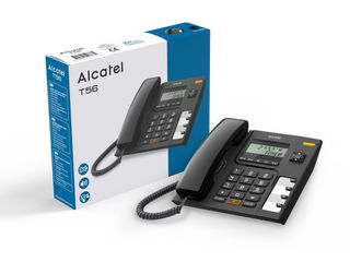 Alcatel T56 Ενσύρματο Τηλέφωνο Γραφείου Μαύρο ολοκαινουργιο σφραγισμενο