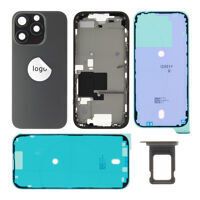 For iPhone/iPad (AP16P0024BP) Rear Cover (Pulled) - Black, For iPhone 16 Pro