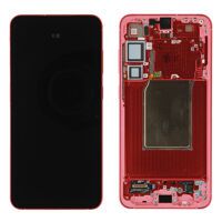 Samsung (GH82-36368G-PA) OLED Touchscreen (incl. pre-assembled frame) - Coral Red, Galaxy S25 Plus; SM-S936