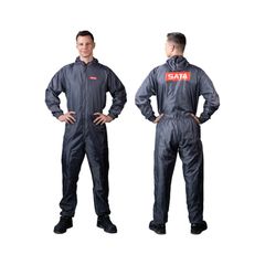 1202506 SATA SUIT BASIC, ΠΟΛΥΕΣΤΕΡΙΚΗ ΟΛΟΣΩΜΗ ΦΟΡΜΑ ΠΡΟΣΤΑΣΙΑΣ ΒΑΦΗΣ ΜΕ ΚΟΥΚΟΥΛΑ - XL (ΓΚΡΙ)