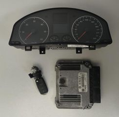 ΣΕΤ IMMOBILIZER VOLKSWAGEN GOLF 5 -BMM (03G906021PR, 0281014066, 1K0920864B)