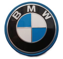 ΣΗΜΑ ΕΜΠΡΟΣ ΚΑΠΩ 82mm ΓΙΑ BMW ΣΕΙΡΑ 5 G30 LCI '20 -'24 ΣΕ ΠΟΛΥ ΚΑΛΗ ΚΑΤΑΣΤΑΣΗ!!!