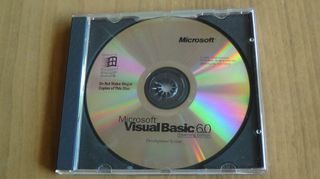 Δύο αυθεντικά CD Microsoft Visual Basic 6.0 (συλλεκτικό)