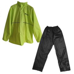 Αδιάβροχη στολή αναβάτου Winger Fluo (σετ με μαύρο παντελόνι)