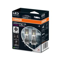 Σετ Λάμπες Osram H7 12V 16W LEDriving HL Easy Gen2 6500K - 64210DWESY2-2HB