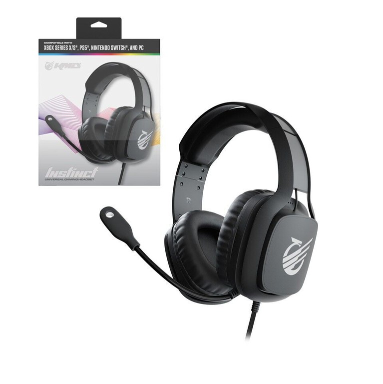 KMD - Instinct Universal Headset - Black / Nintendo Switch