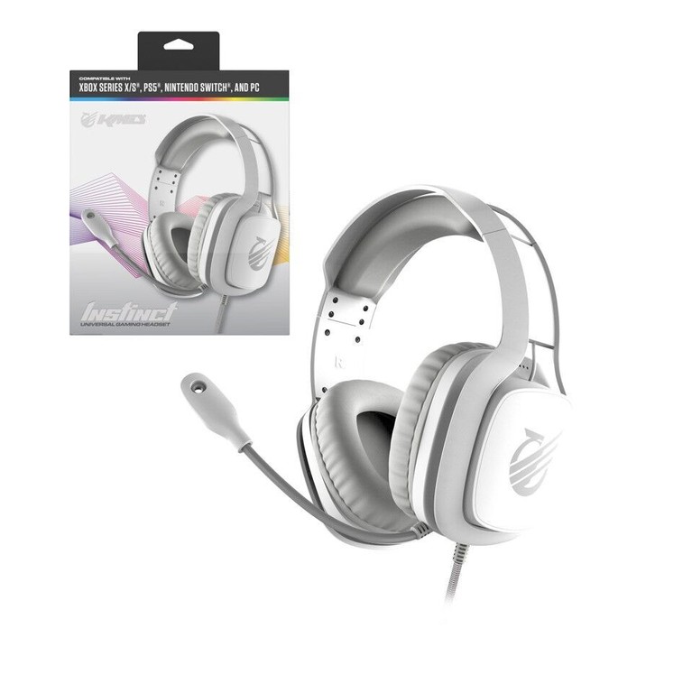KMD - Instinct Universal Headset - White / Nintendo Switch