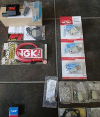 pipes me mpouzokalodio NGK gnisia  gia honda c50 glx dax chaly astrea supra ss50 z50j Z50R monkey Gorilla skyteam Jincheng Jintong JC50 MODIFYING GARAGE "since1993" TAKEGAWAGR - 4miniracingparts,gr